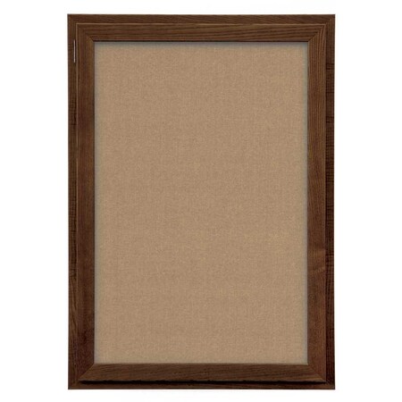 United Visual Products Outdoor Enclosed Combo Board, 72"x36", Black Frame/Grey & Ultramarine UVCB7236ODB-GREY-ULTMAR